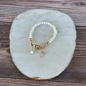 14K Gold Filled Bracelet - Ivory