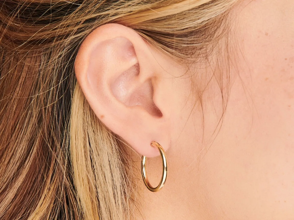 14K Gold Filled Hoops Bundle