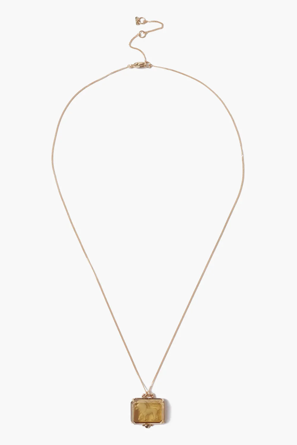 14k Leo Zodiac Necklace