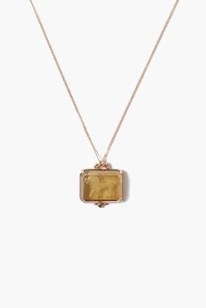 14k Leo Zodiac Necklace