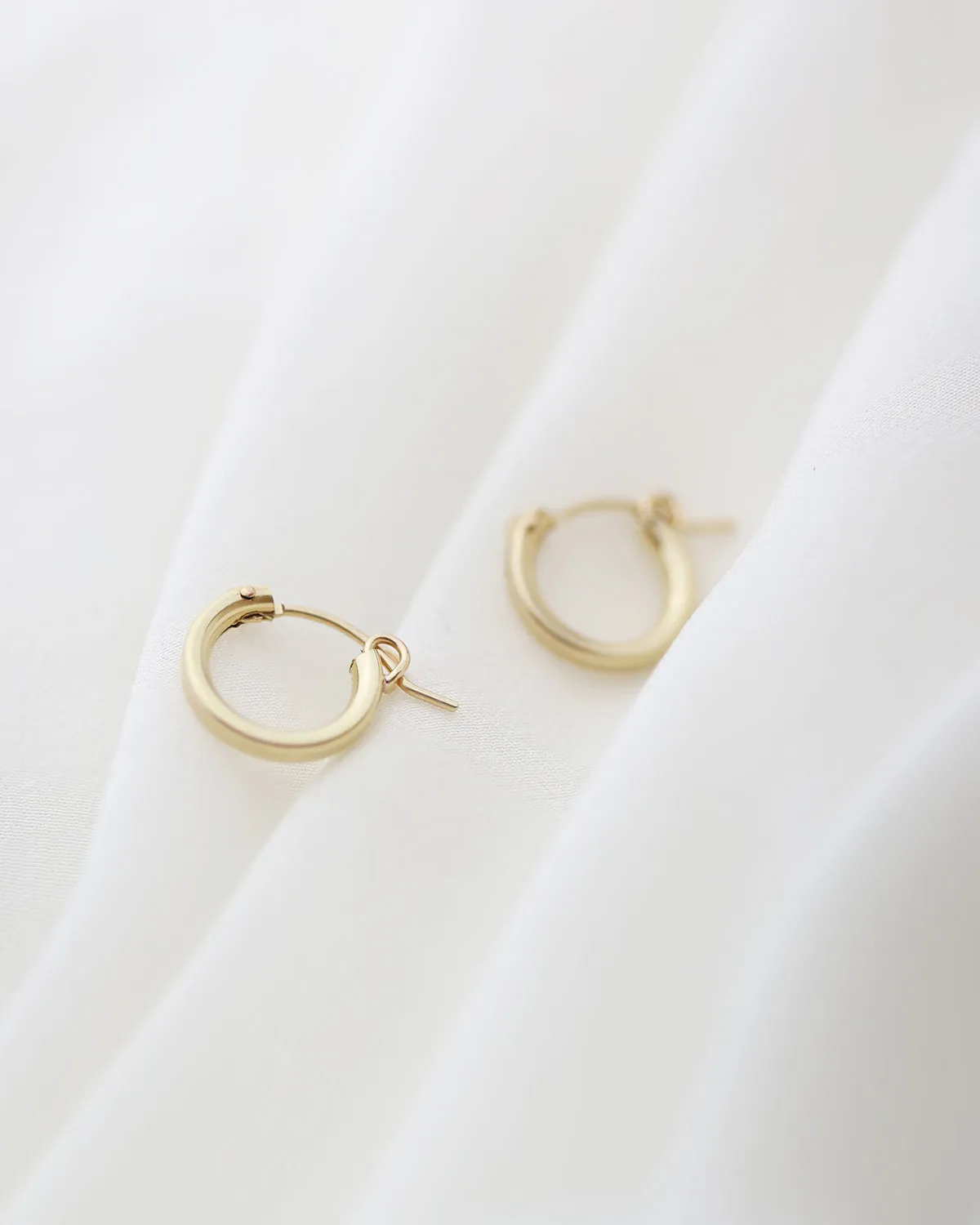 14K Mini Hoop Earrings