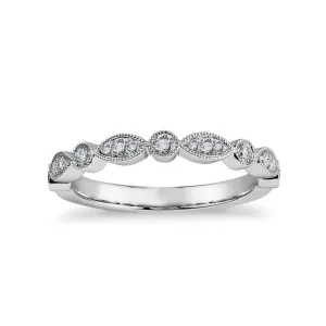 18CT White Gold Pave Designer Diamond Ring