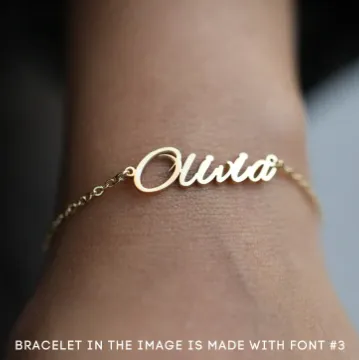 18K Gold-Filled Custom Name Bracelet