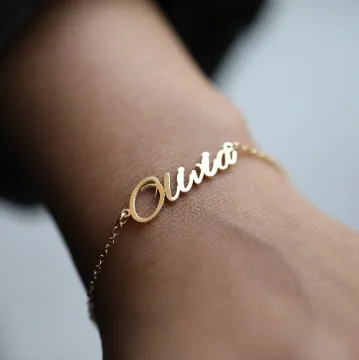 18K Gold-Filled Custom Name Bracelet