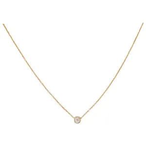 .22 Carat Diamond Bezel Necklace