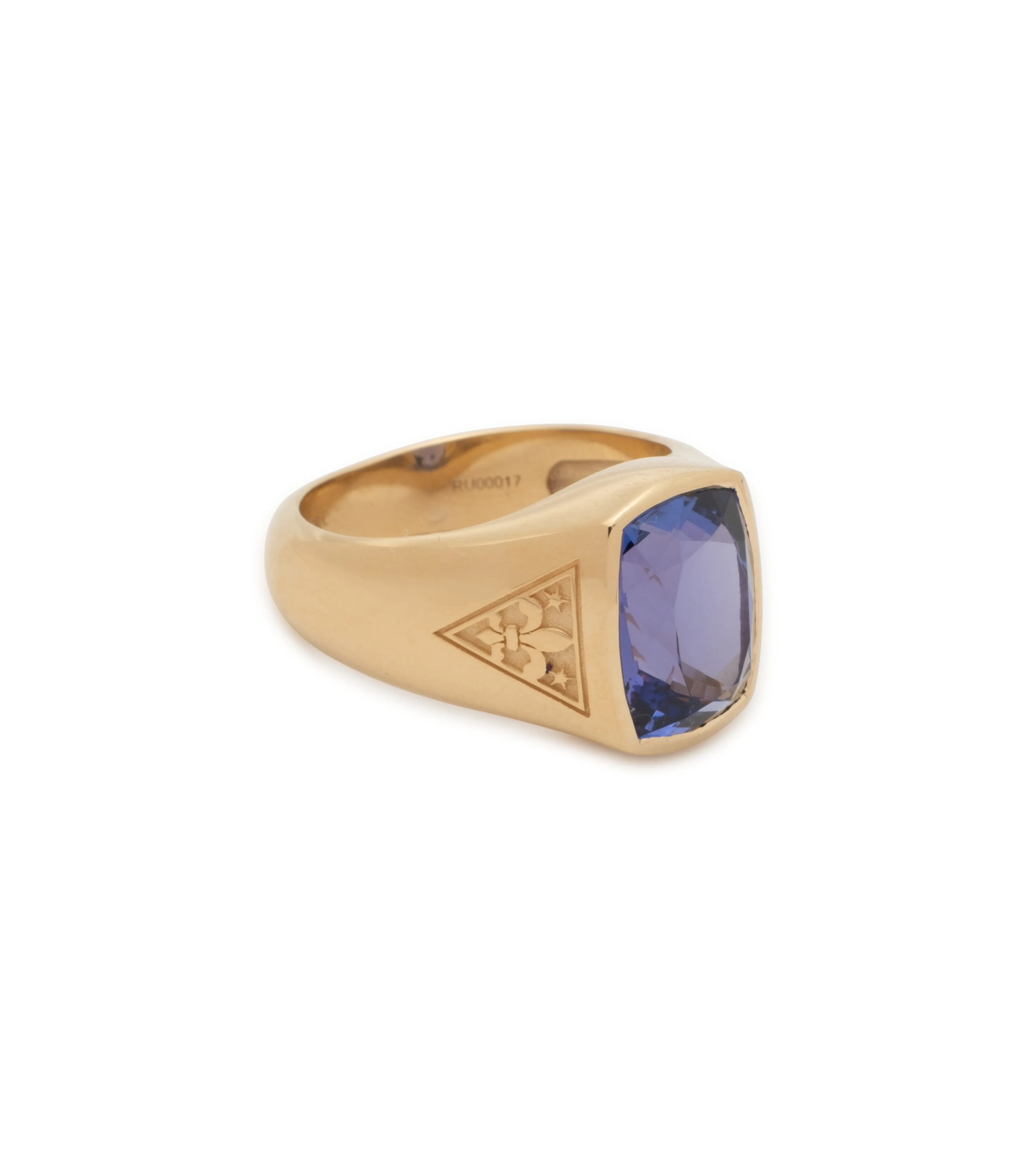 3.07 ct Purple Sapphire - Internal Compass : One of A Kind Gemstone Ring