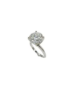 4.79 Lab Grown Solitaire Diamond Engagement Ring