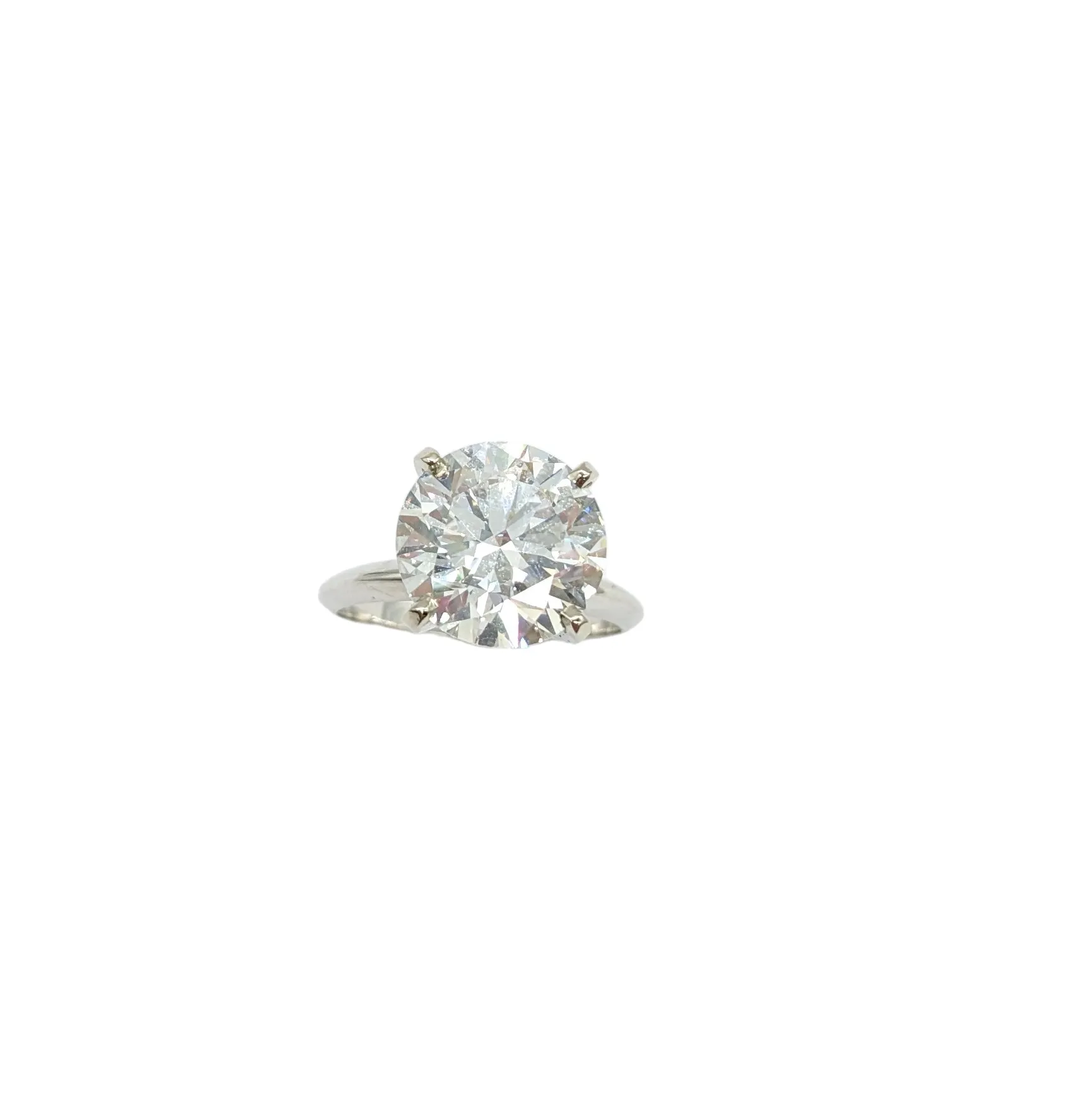 4.79 Lab Grown Solitaire Diamond Engagement Ring