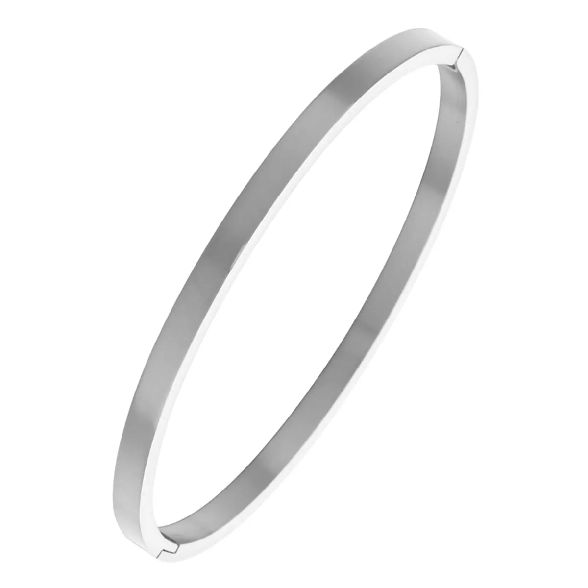 4mm Matte Finish 316 Surgical Stainless Steel Silver Customized Personalised Laser Engraved Kada Bangle Bracelet Unisex