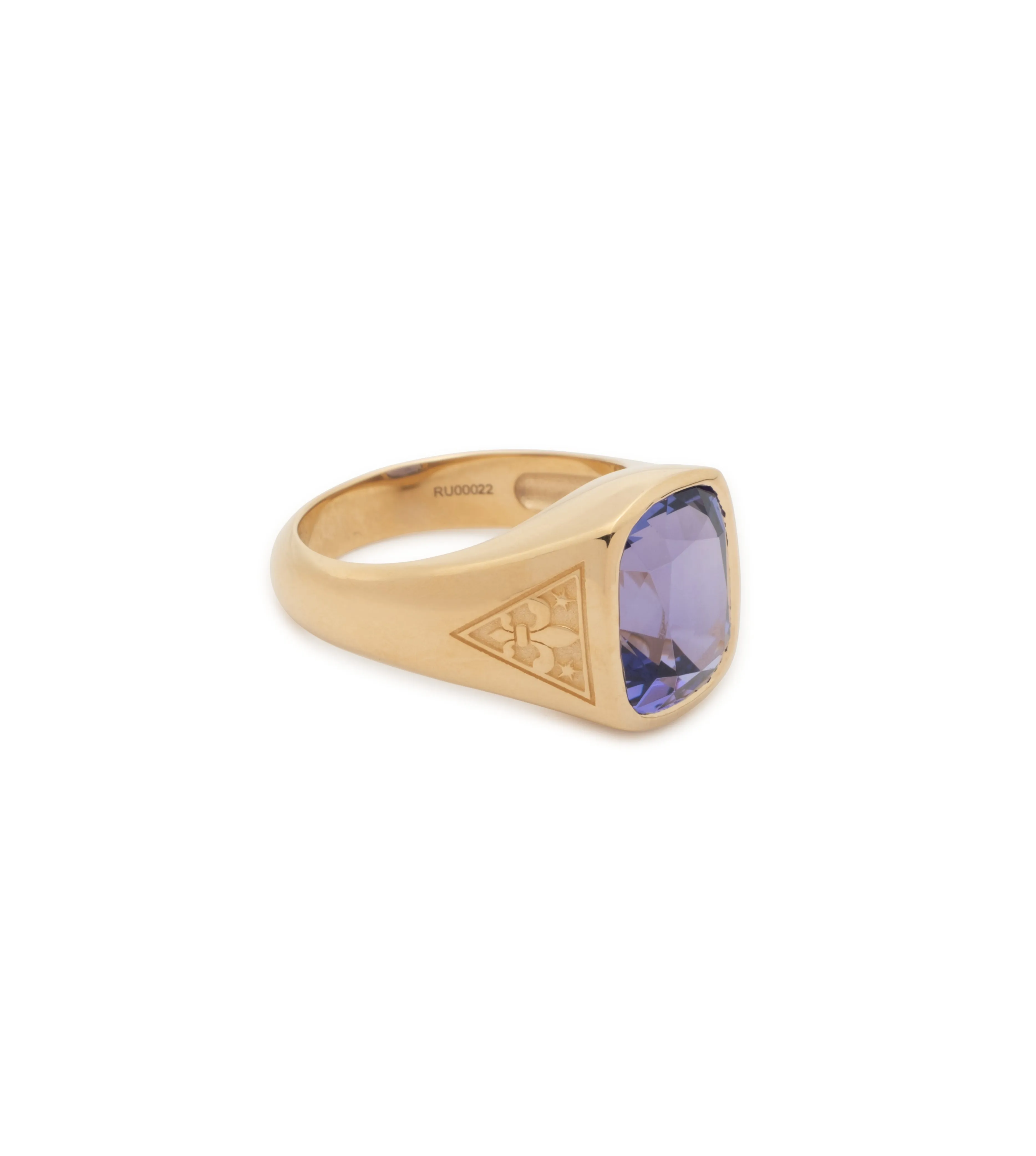 6.83 ct Tanzanite - Internal Compass : One of A Kind Gemstone Ring