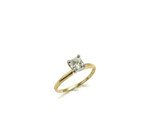 69 PT Princess Cut Diamond Engagement Ring