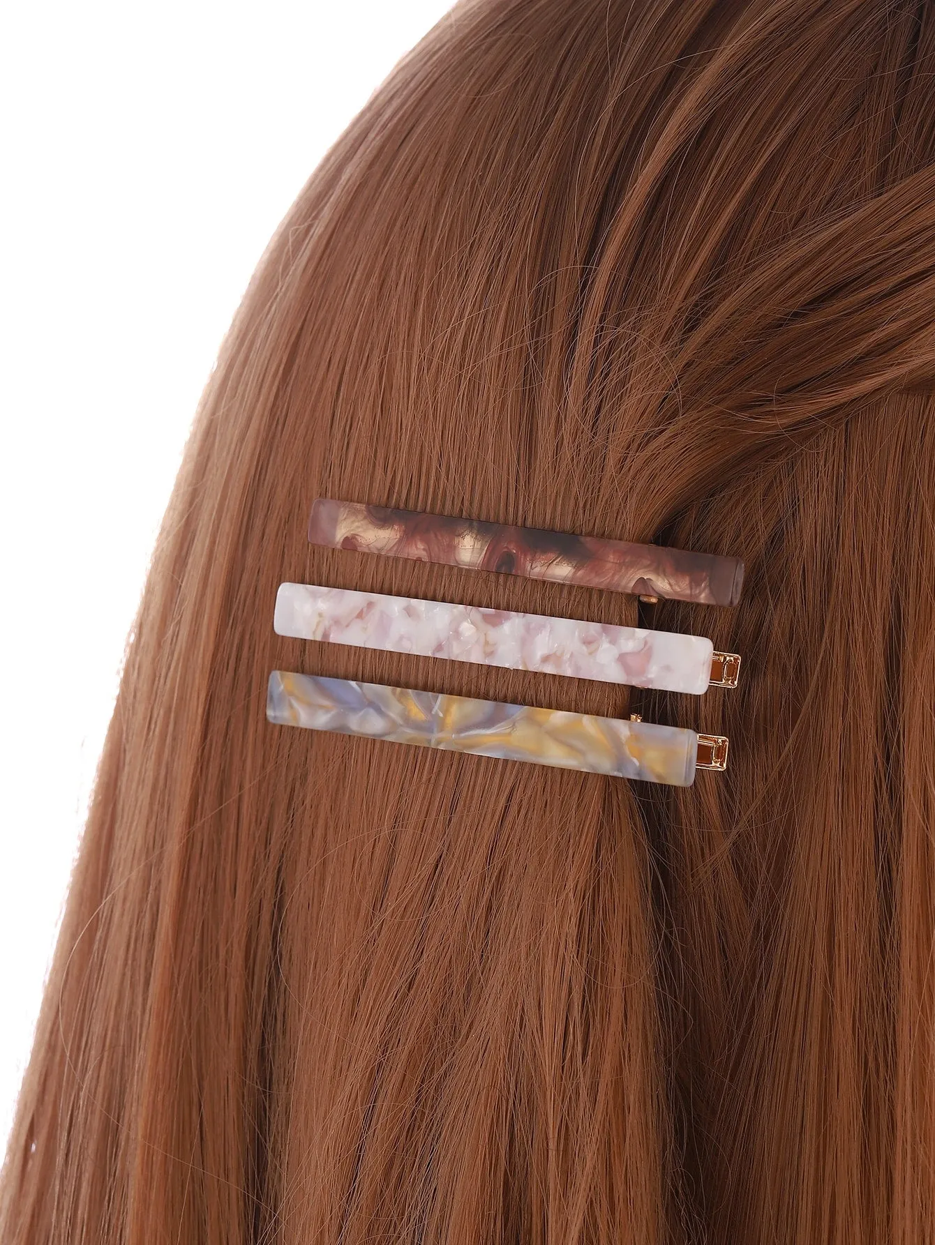 7pcs Simple Design Minimalistic Hair Clip for Women Barrette Styling Hair