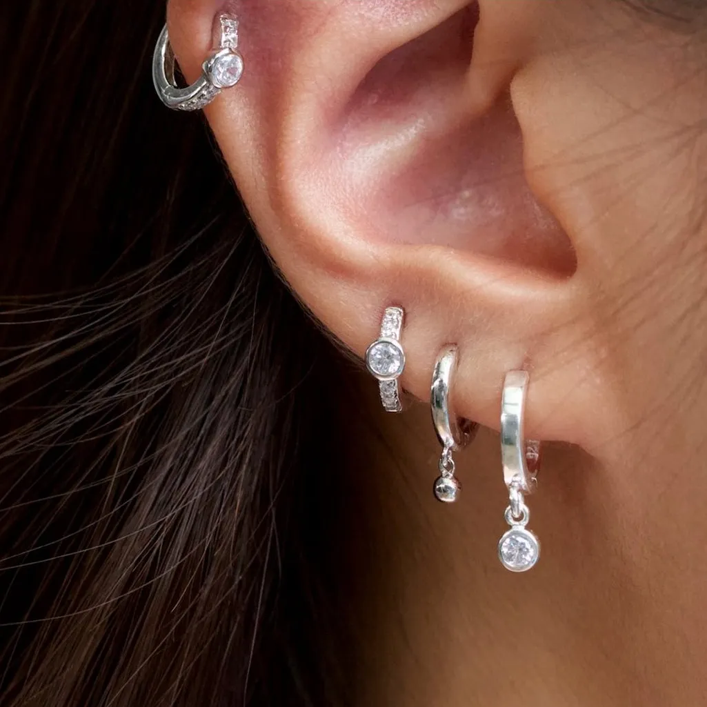 Altair Huggie Hoop Earrings