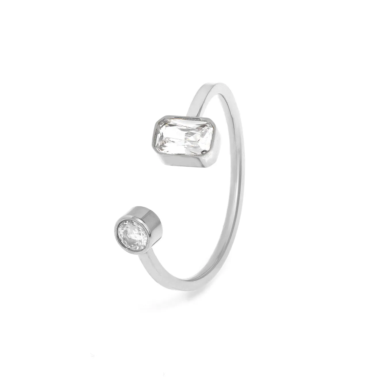 April Diamond Birthstone Gift Set - Silver