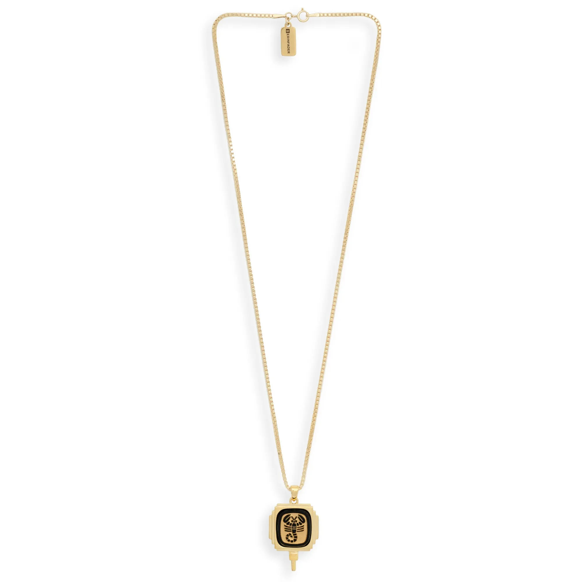 Art Deco Zodiac Pendant Necklace