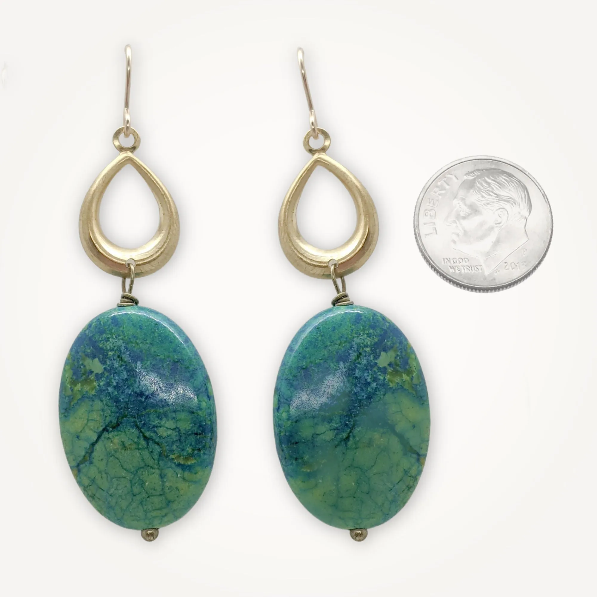 Azurite Earrings