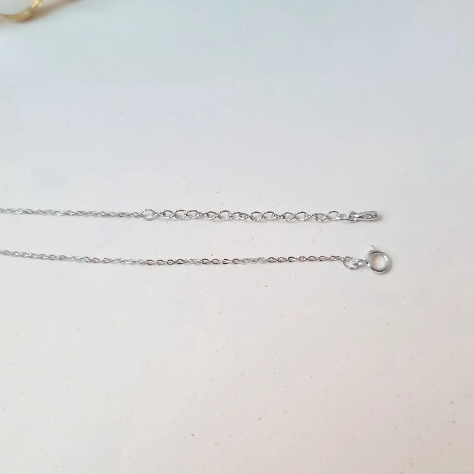 Basic Gem Necklace 925 Silver