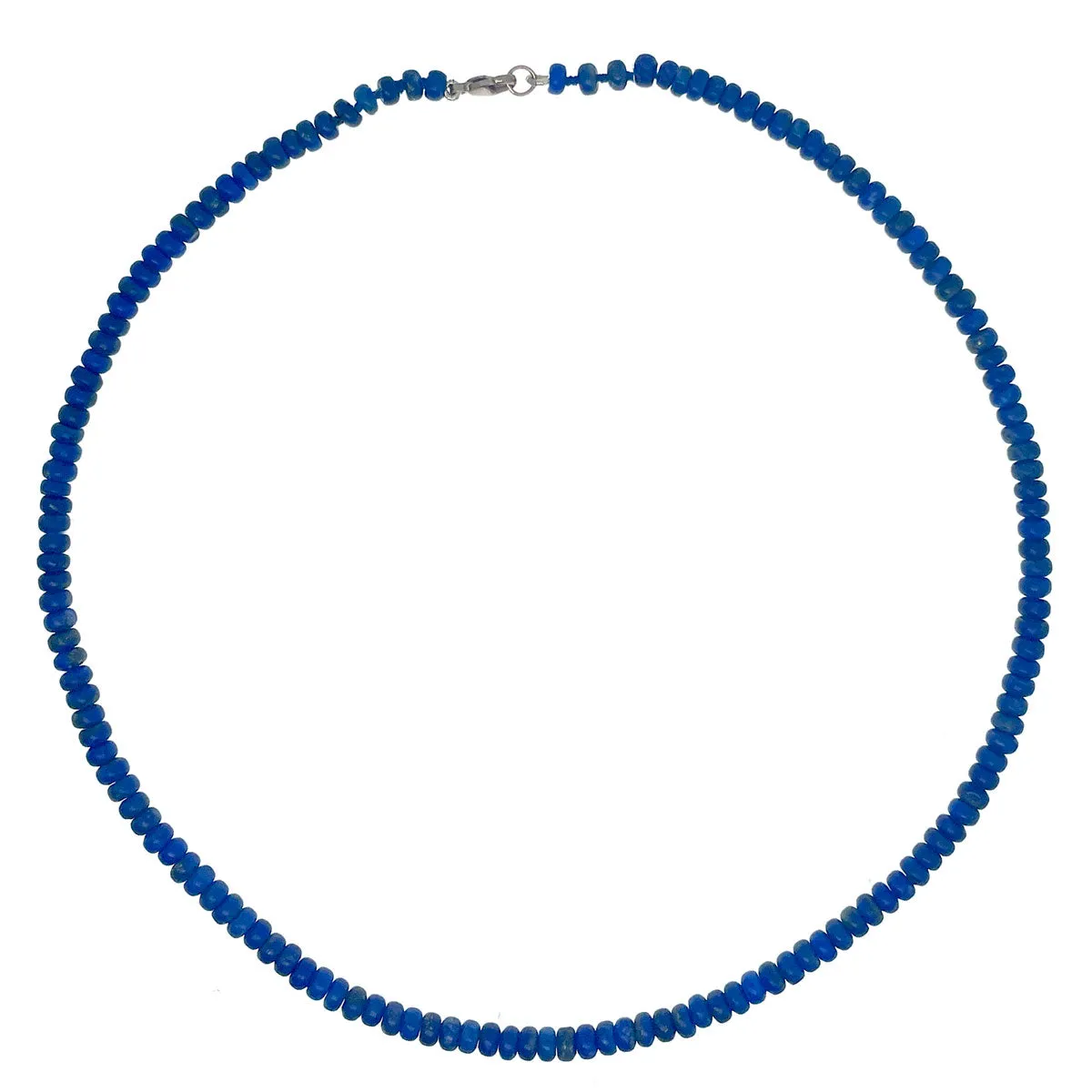 Beaded Mini Lapis Necklace