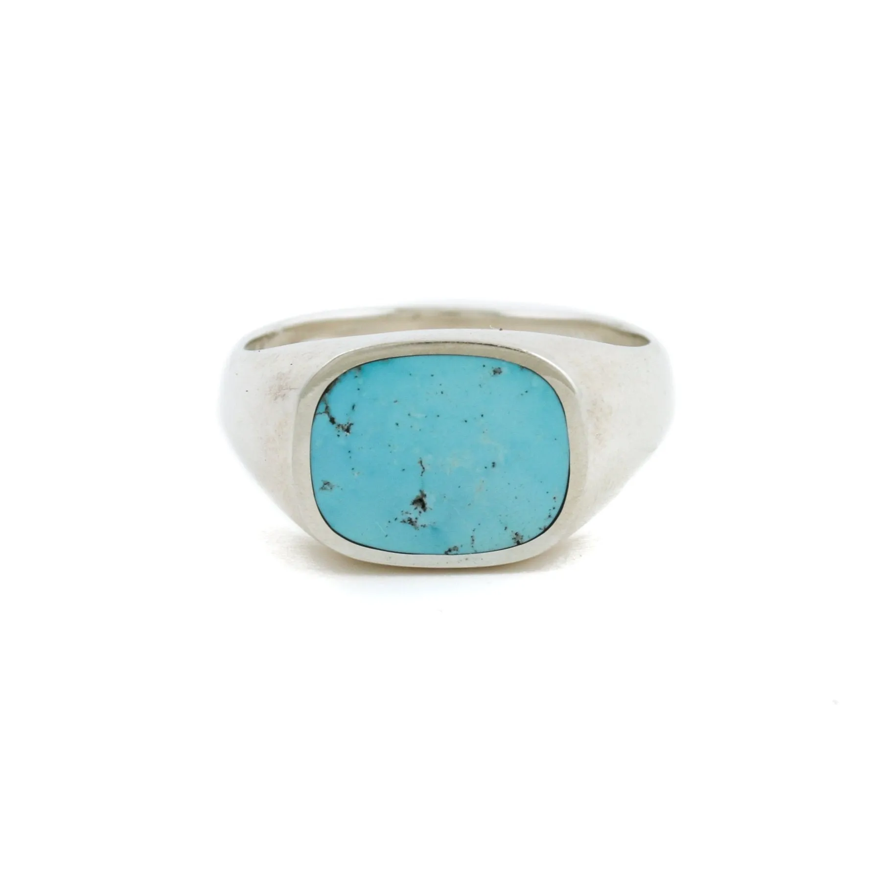 Blue Ridge Turquoise Inlay Silver Ring