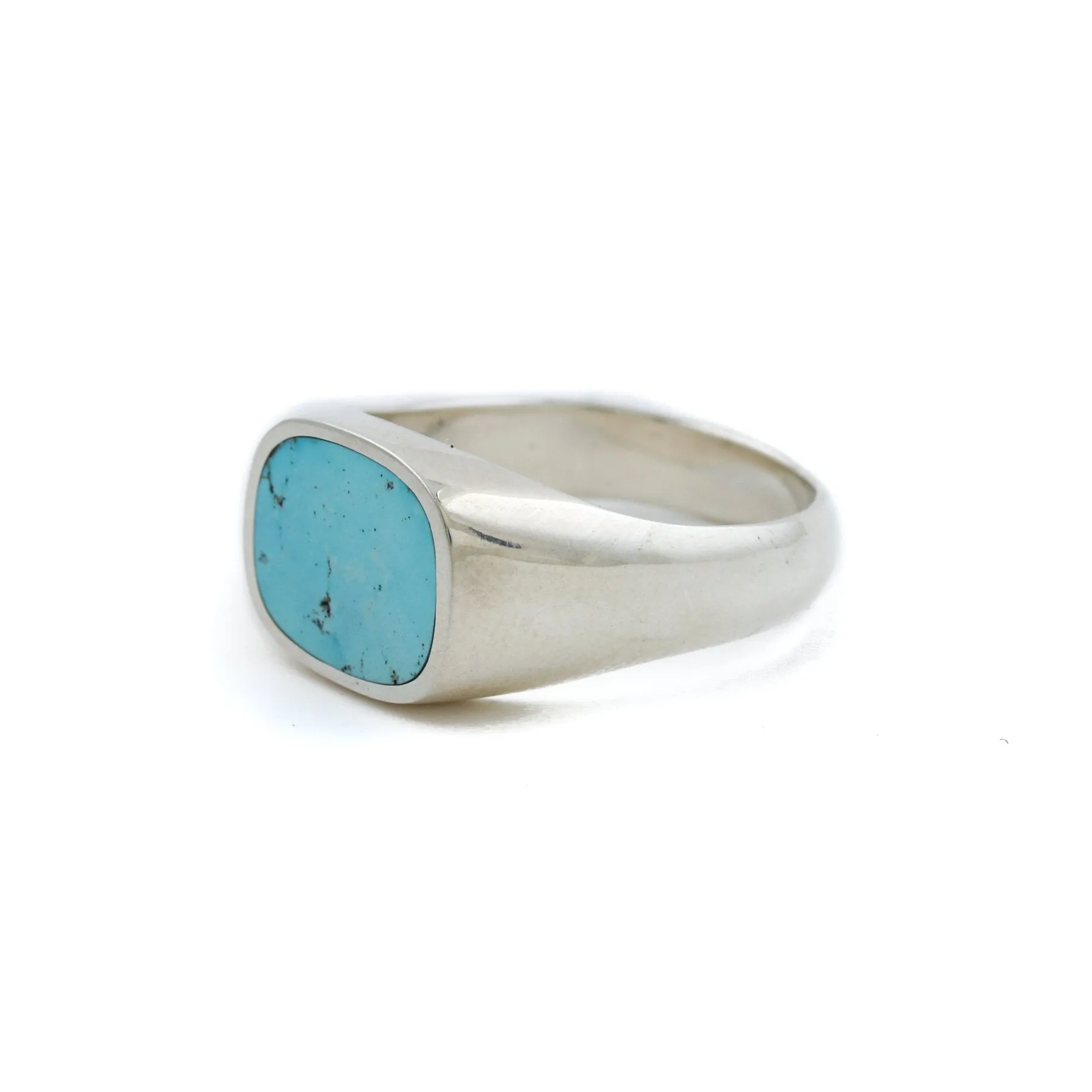 Blue Ridge Turquoise Inlay Silver Ring