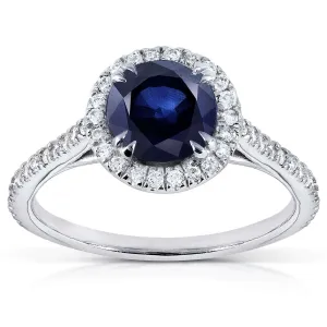 Blue Sapphire Halo