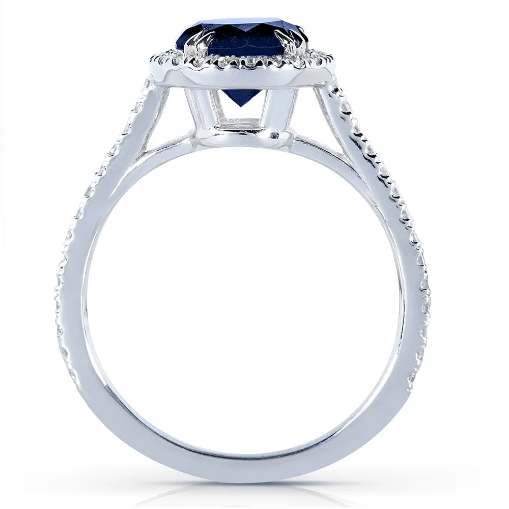 Blue Sapphire Halo