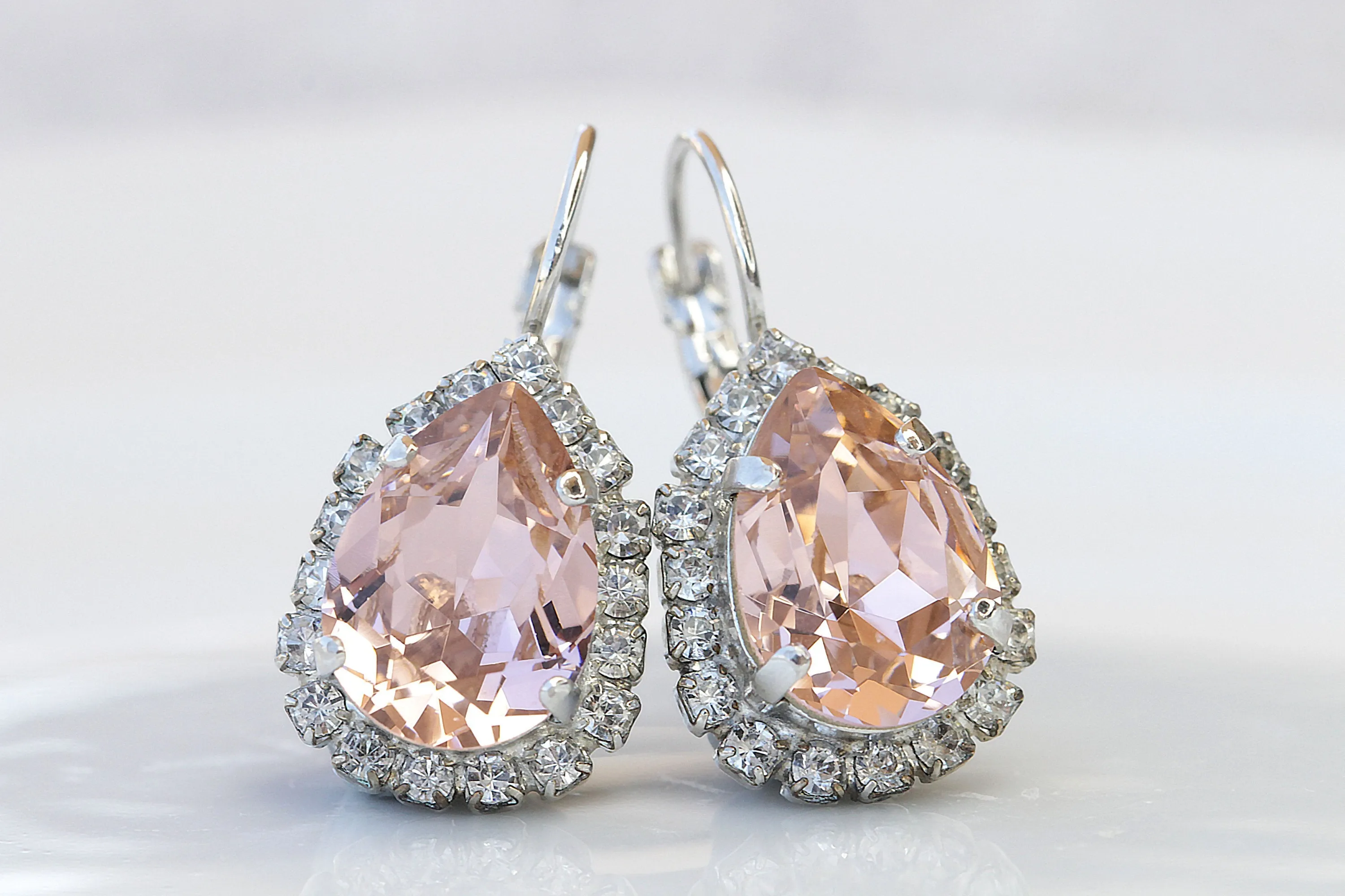 BLUSH SILVER EARRINGS