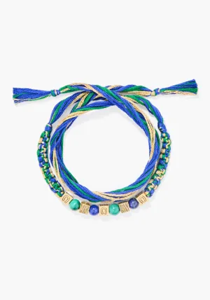 Bracelet Honolulu Malachite Et Lapis Lazuli