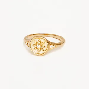 By Charlotte Live in Love Ring, Gold