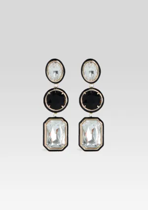 Camille Gemstone Drop Earrings