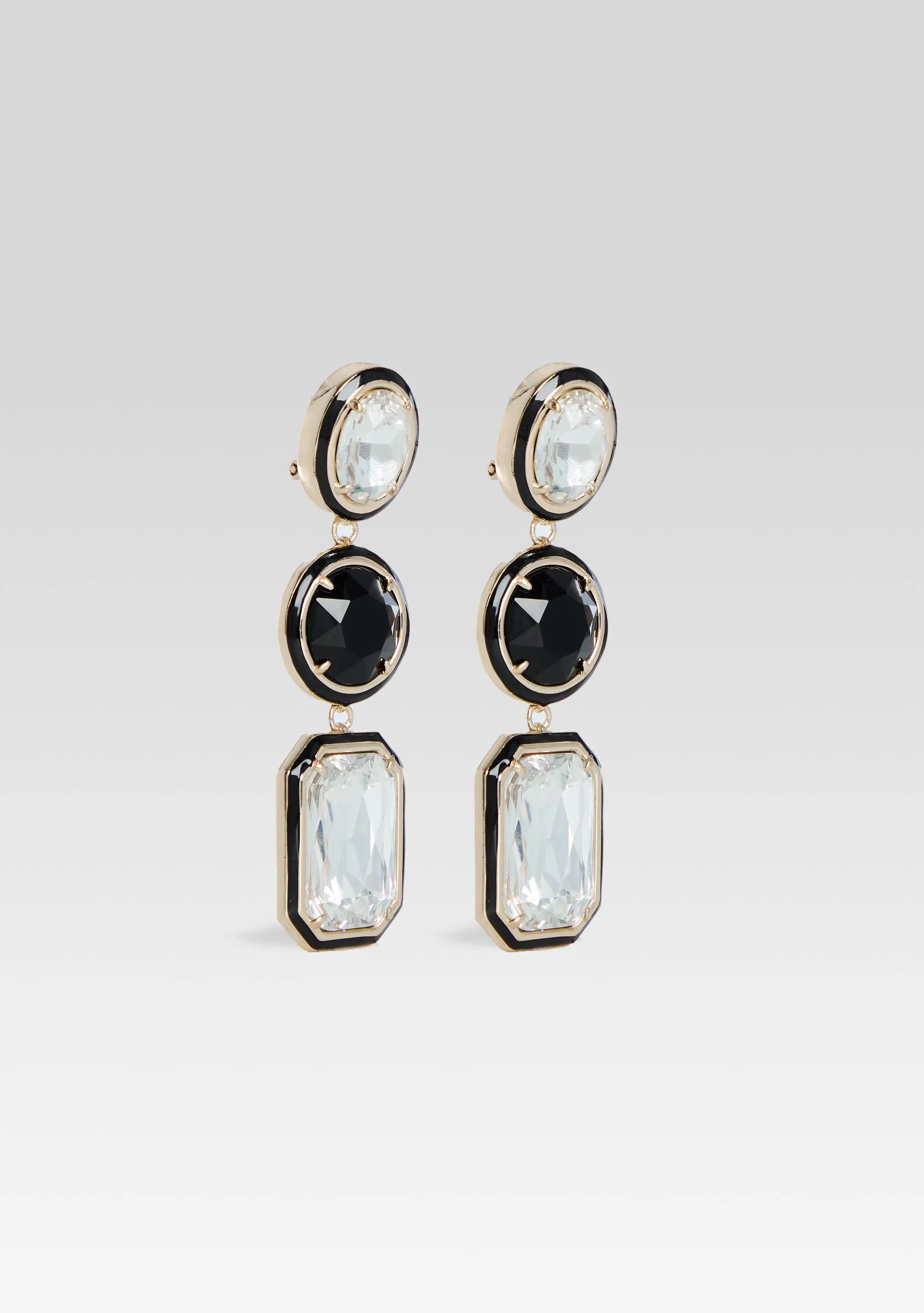 Camille Gemstone Drop Earrings