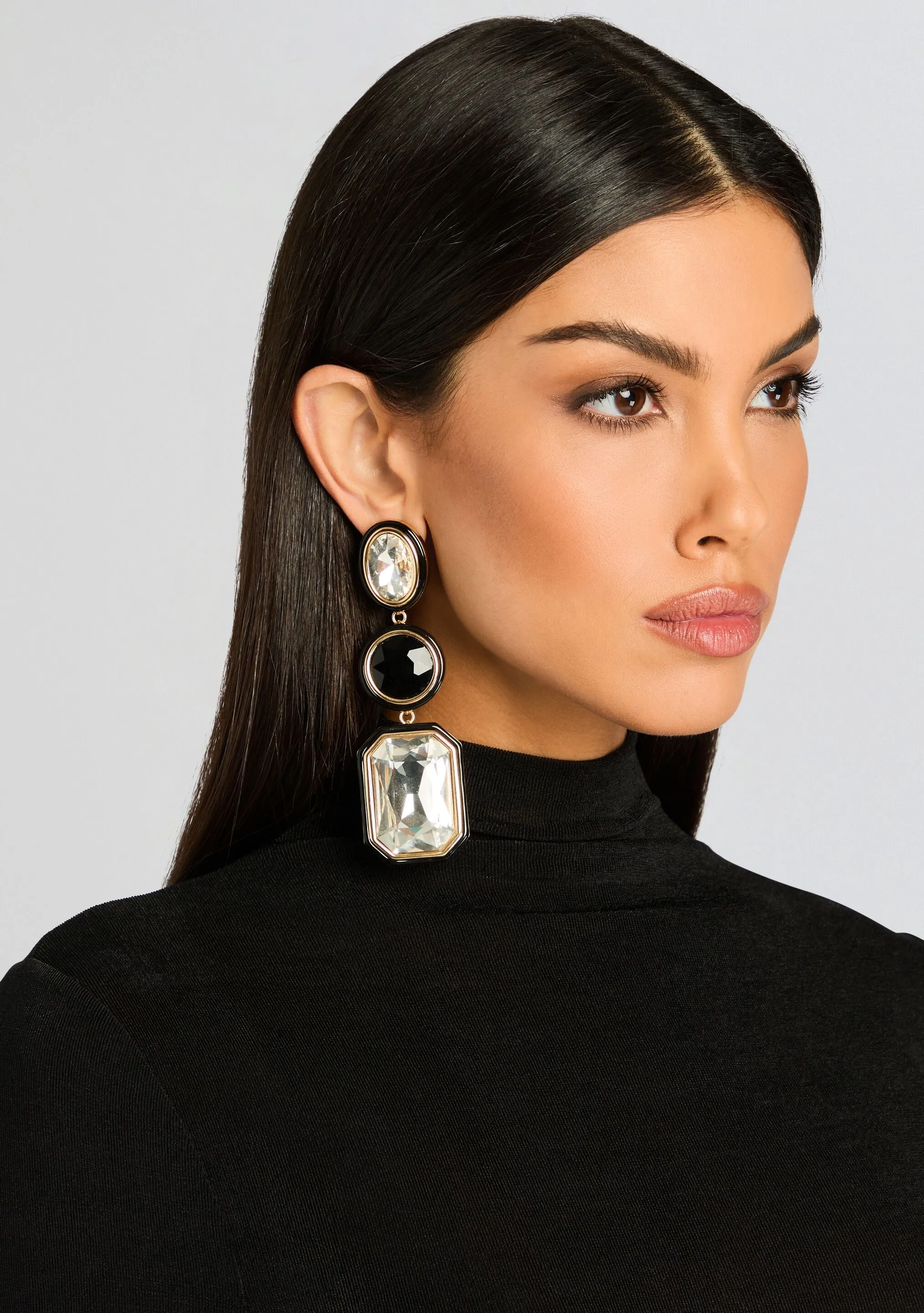 Camille Gemstone Drop Earrings