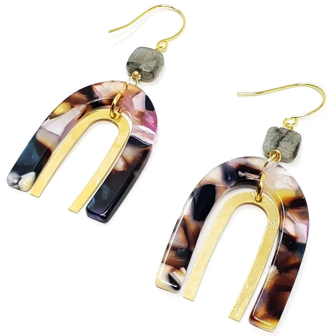 Cannes Acrylic Earrings - Nadi