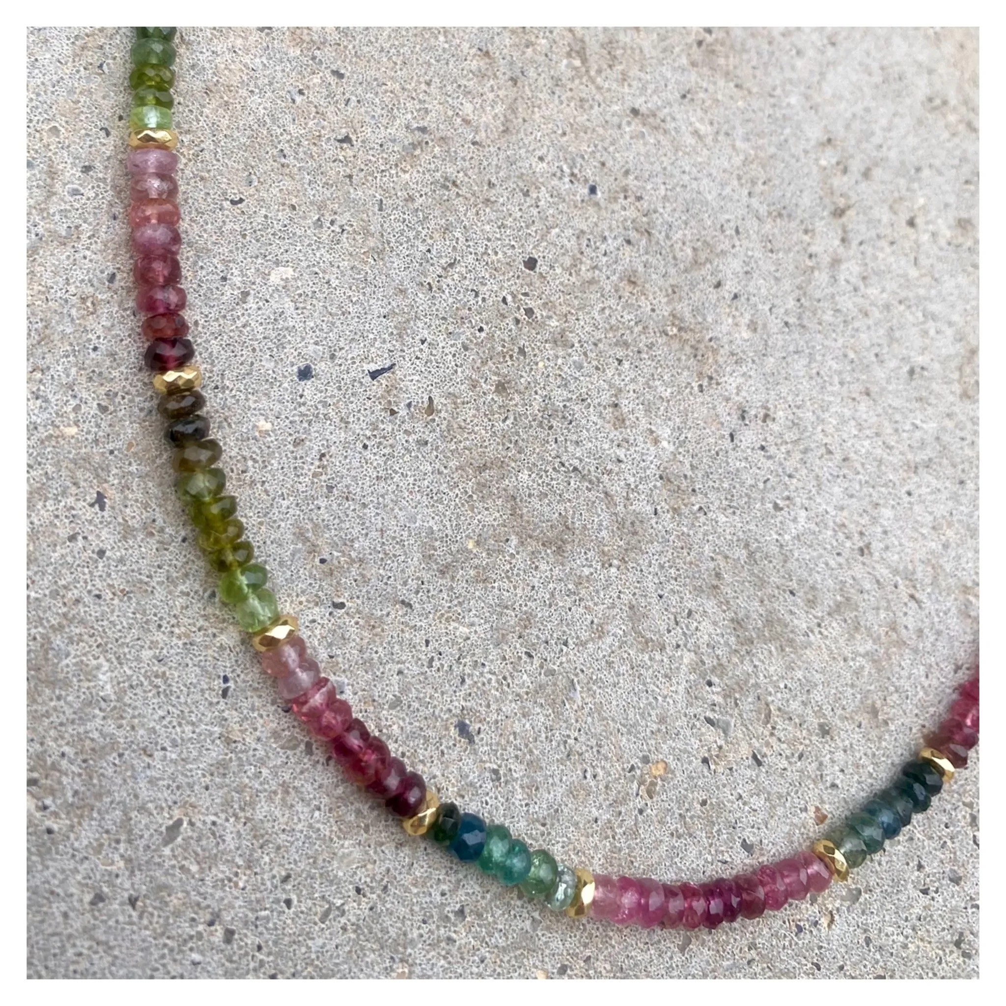 Caroline Tourmalines Beaded Necklace