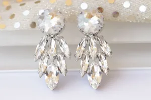 CRYSTAL WEDDING EARRINGS