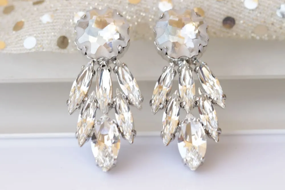 CRYSTAL WEDDING EARRINGS