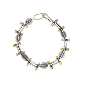 Desert Deco Chain Bracelet - 18k and Sterling Silver