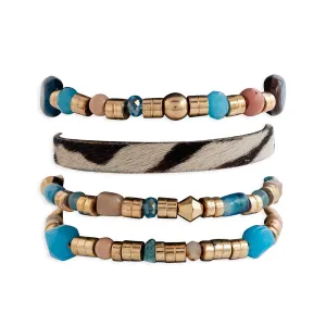 Devonnie Multi-strand Bracelet In Azure