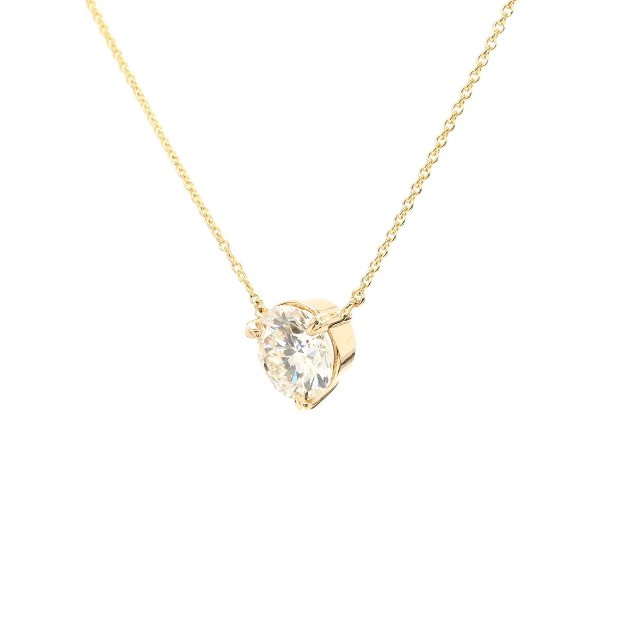 Diamond Solitaire Necklace