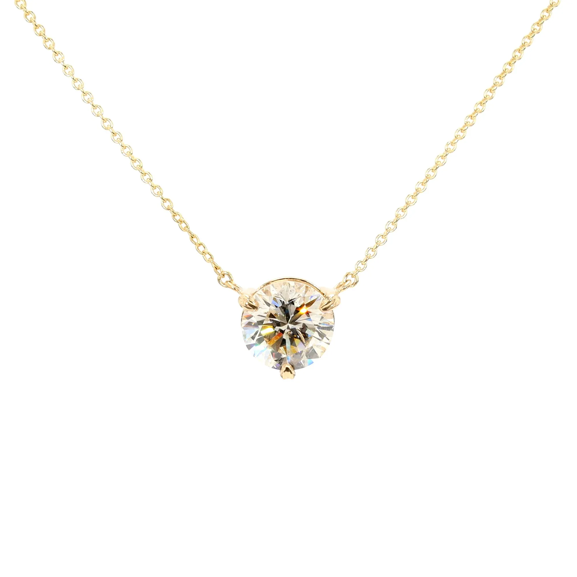 Diamond Solitaire Necklace