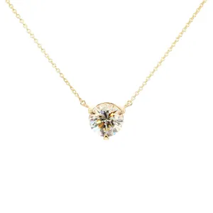 Diamond Solitaire Necklace