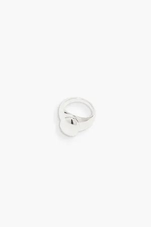 Dualism Oval Signet Ring (Silver)