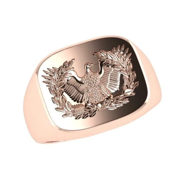 Eagle Signet Ring 14K Gold