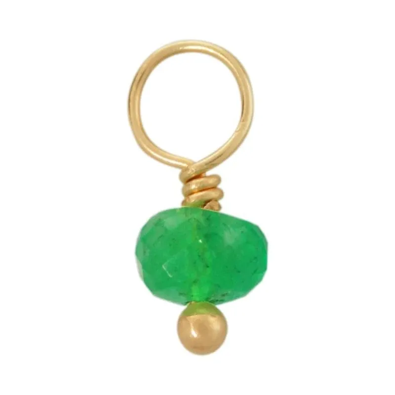 Emerald Gemstone Charm