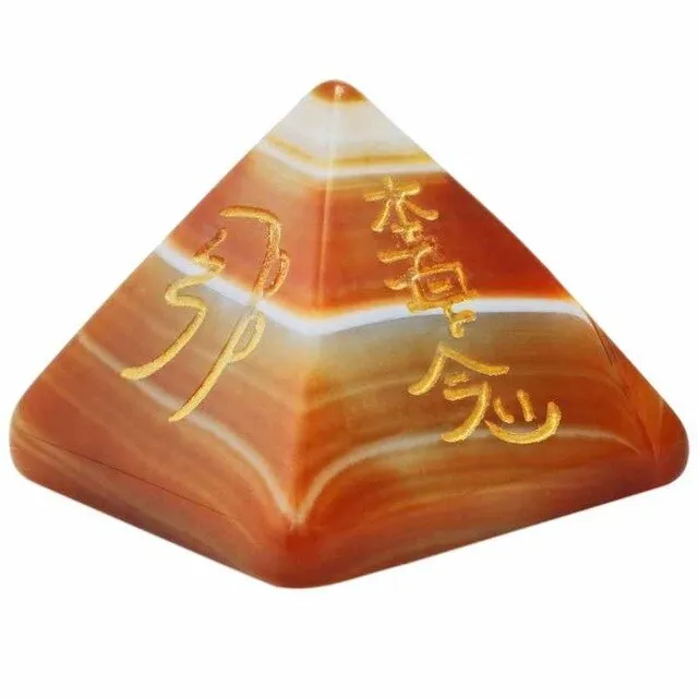 Engraved Healing Pyramid