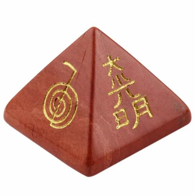 Engraved Healing Pyramid