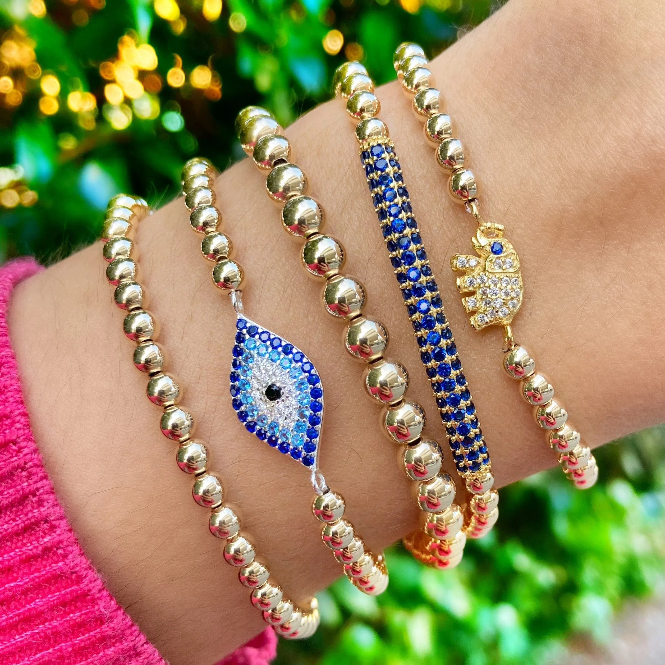 Eye Love Blue | Charm Bracelet