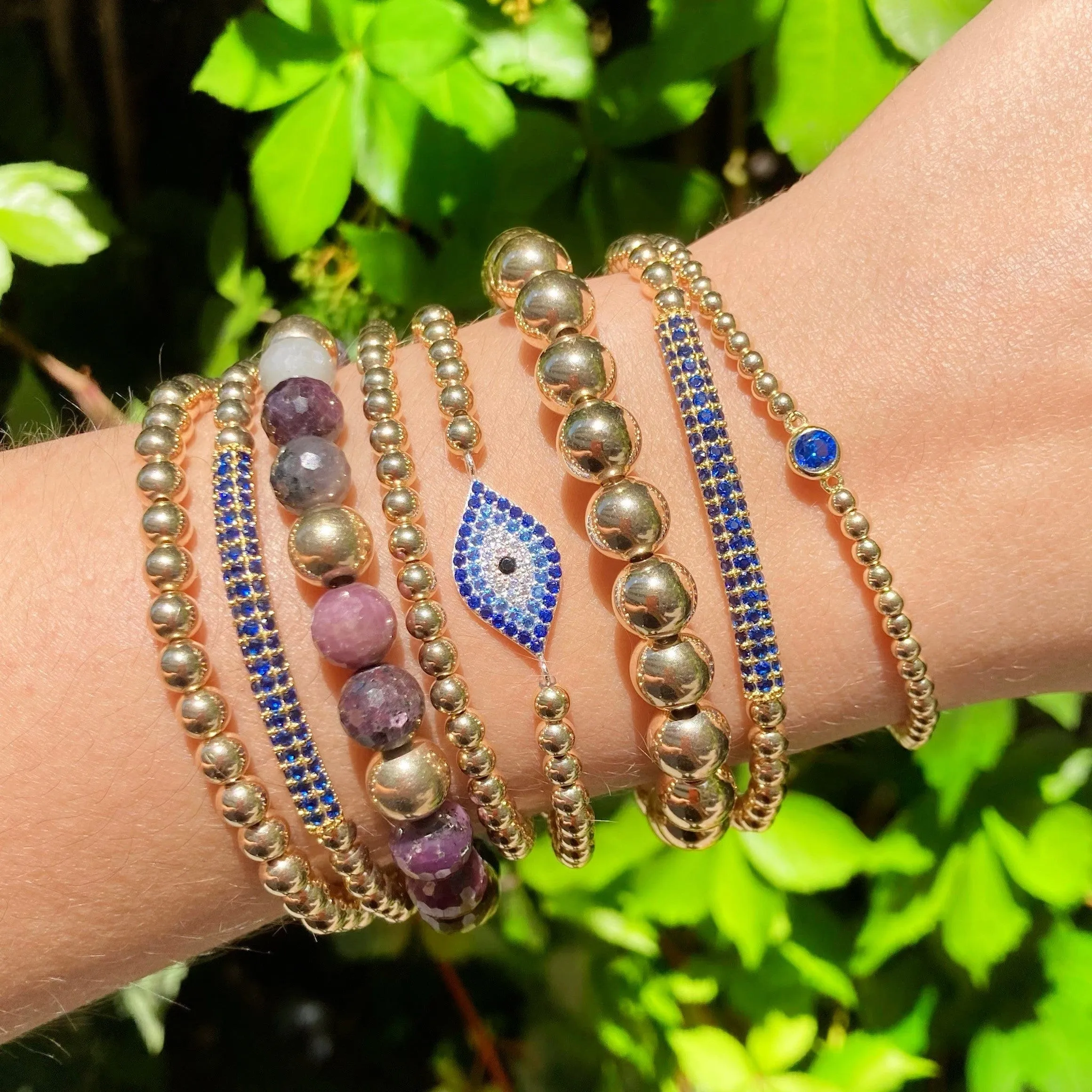 Eye Love Blue | Charm Bracelet