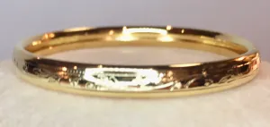 Gold Filled Infant Bangle Bracelet