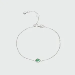 Hampton Emerald & Sterling Silver Bracelet